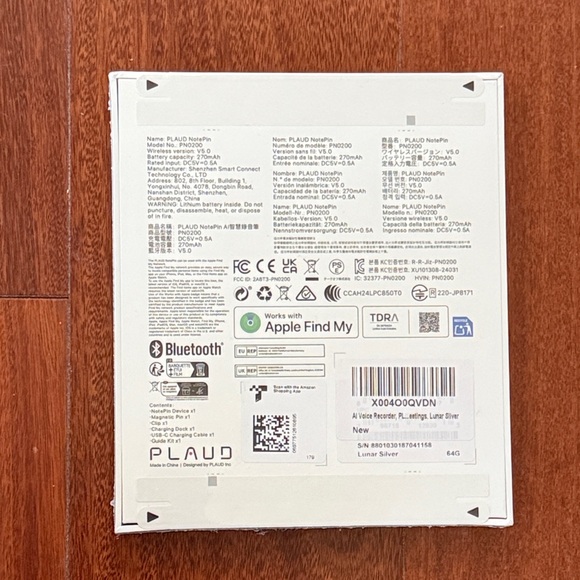 Plaud NotePin AI Voice Recorder - Picture 2 of 2